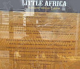 Little Africa menu