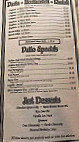 Pete's Patio menu