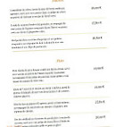 Le Zeste Gourmand menu