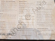 Cafe Aura menu