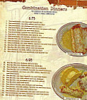La Finca Mexican menu