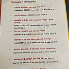 Restaurante Barhaus menu