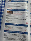 Bear's Eatery menu