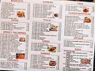 Chino Gran Siglo menu