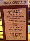 Antlers Fireside Grill menu