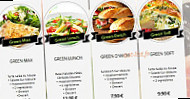 Green Sur Mesure Merignac menu
