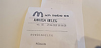 McDonald`s menu