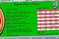 Mama Mia's Pizzeria menu