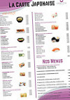 Sushi'n'thai menu