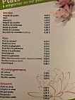 Fleur De Lotus menu