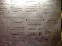 Landgasthof Höng menu