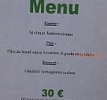 L'atelier Cuisine menu