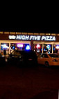 High Five Pizza outside