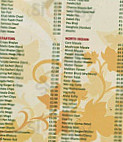 Meera's Express menu