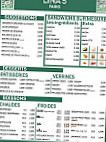 Lina's Malesherbes menu