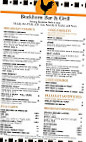 Buckhorn And Grill menu