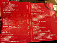 La Roussette De Savoie menu