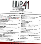 Hub 41 menu