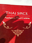 Thai Spice menu