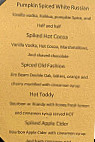 La Trattoria menu