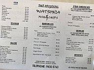 Watsonia Fish Chips menu