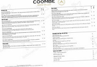 Coombe Yarra Valley menu
