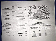 Whistle Stop menu