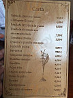 Tasca La Tertulia menu