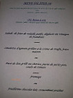 L'escale Entre Terre Et Mer menu