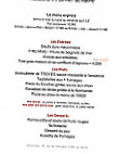 L'olivier menu