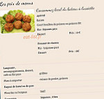 Le Romaric menu