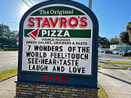 The Original Stavro's Pizza outside