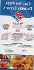 Domino's Pizza menu