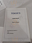 Yogui's menu