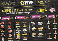 O’five menu