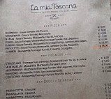 La Mia Toscana menu