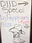 B L's Pizza menu