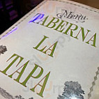 Taberna La Tapa menu