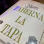 Taberna La Tapa menu