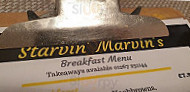 Starvin' Marvin's Cafe menu