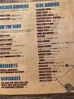 Kanes Seafood Steakhouse menu