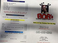 Bob's Sandwich Shop menu