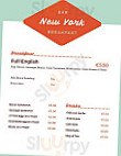 New York New York menu