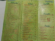 El Lagarto menu