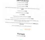 La Houle menu