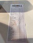 Cafe Mario menu