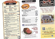 Quinn's Jockey Cap Country Store And menu