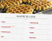 Waffle Factory menu