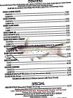 Fish Fry menu