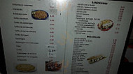 Cafeteria Candilejas menu